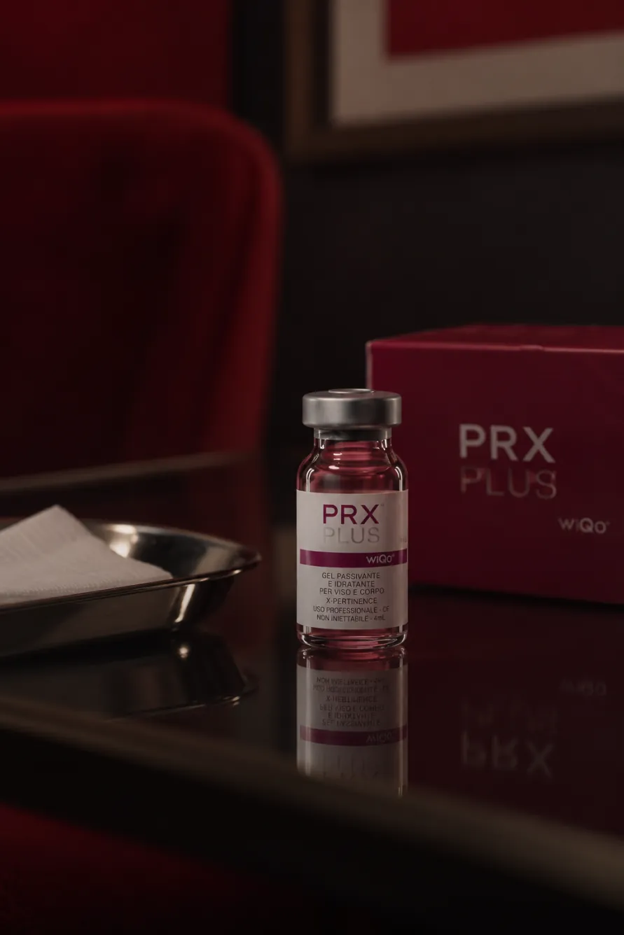 PRX-Plus skin treatment vial and box
