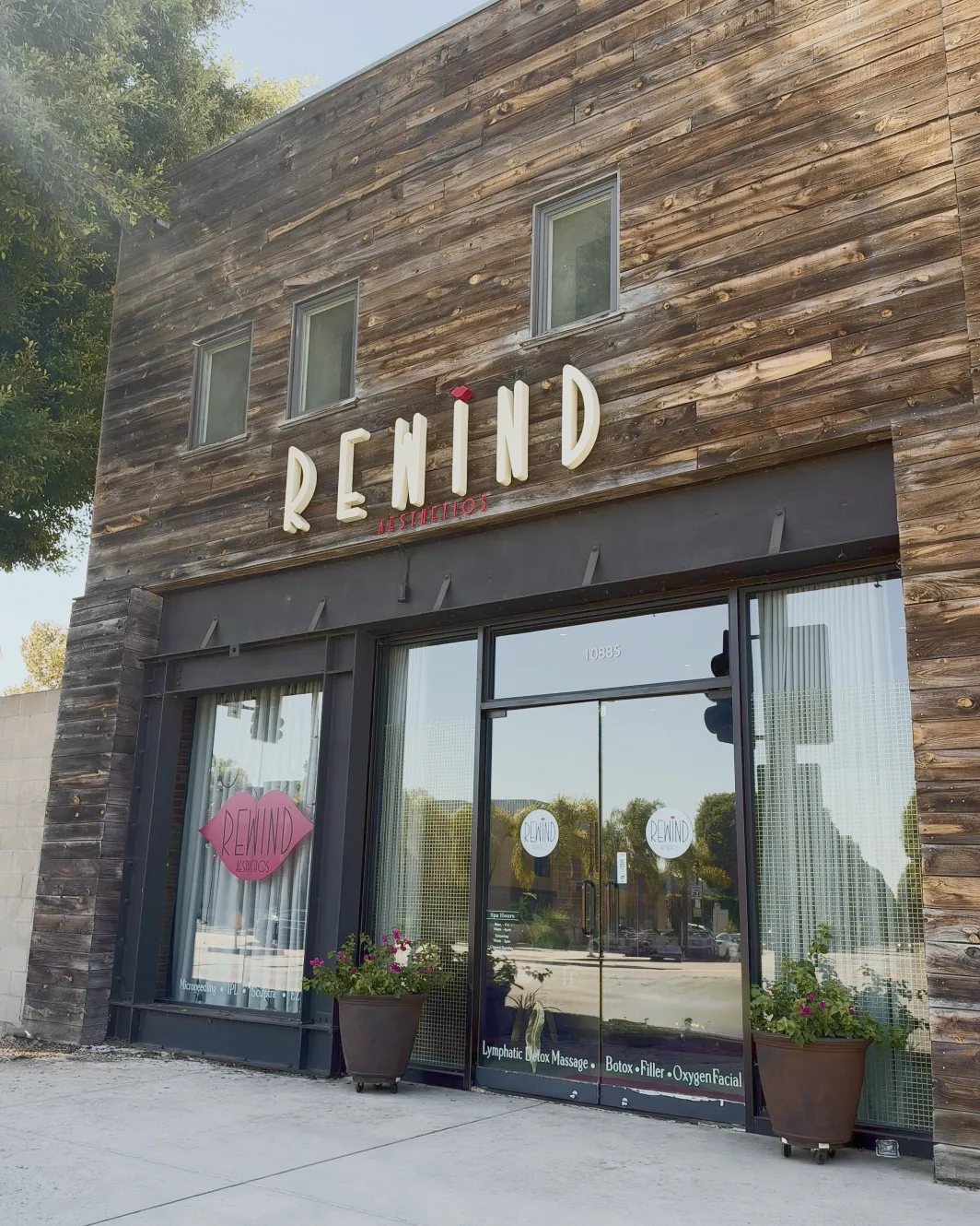 The Rewind Aesthetics storefront on Washington Blvd in Culver City