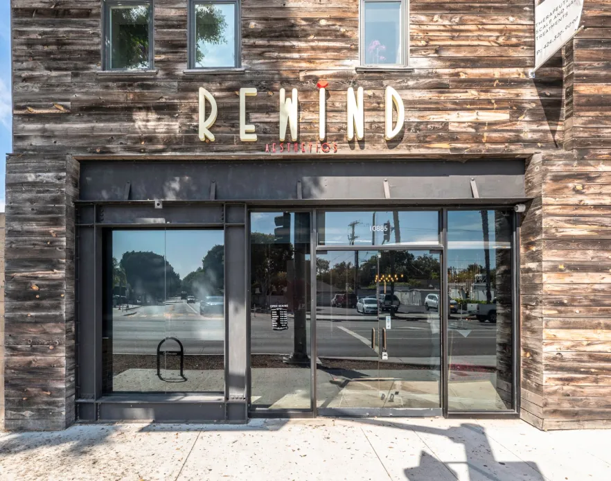 The Rewind Aesthetics storefront on Washington Blvd in Culver City